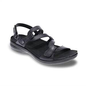 NEW REVERE women's emerald wide sandal in black